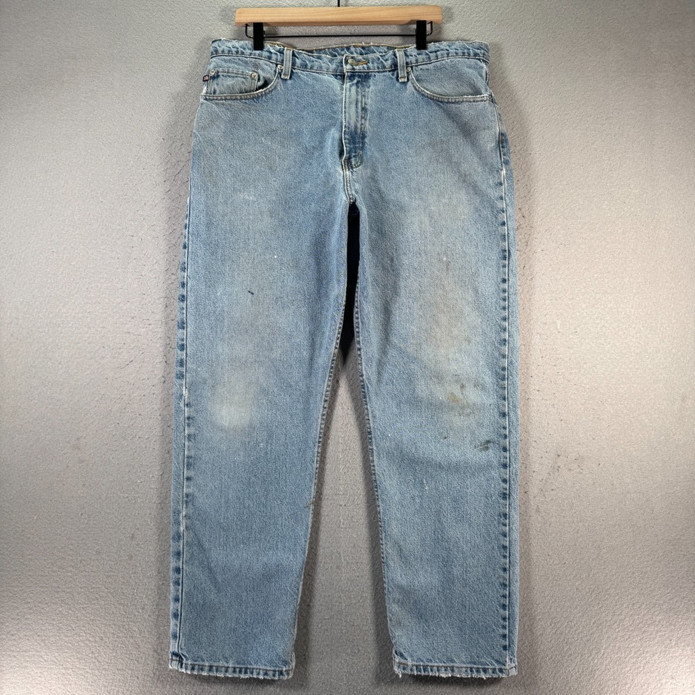 Vintage Polo Ralph Lauren Jeans Mens 38x32 Relaxed Fit Blue Lightwash Denim‎ Y2K